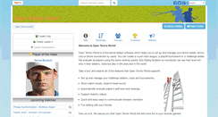 Desktop Screenshot of opentennisworld.com